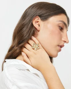 Misako Anillo con forma de flor