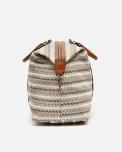 Misako Bolsa fin de semana con estampado jacquard y bandolera extraíble