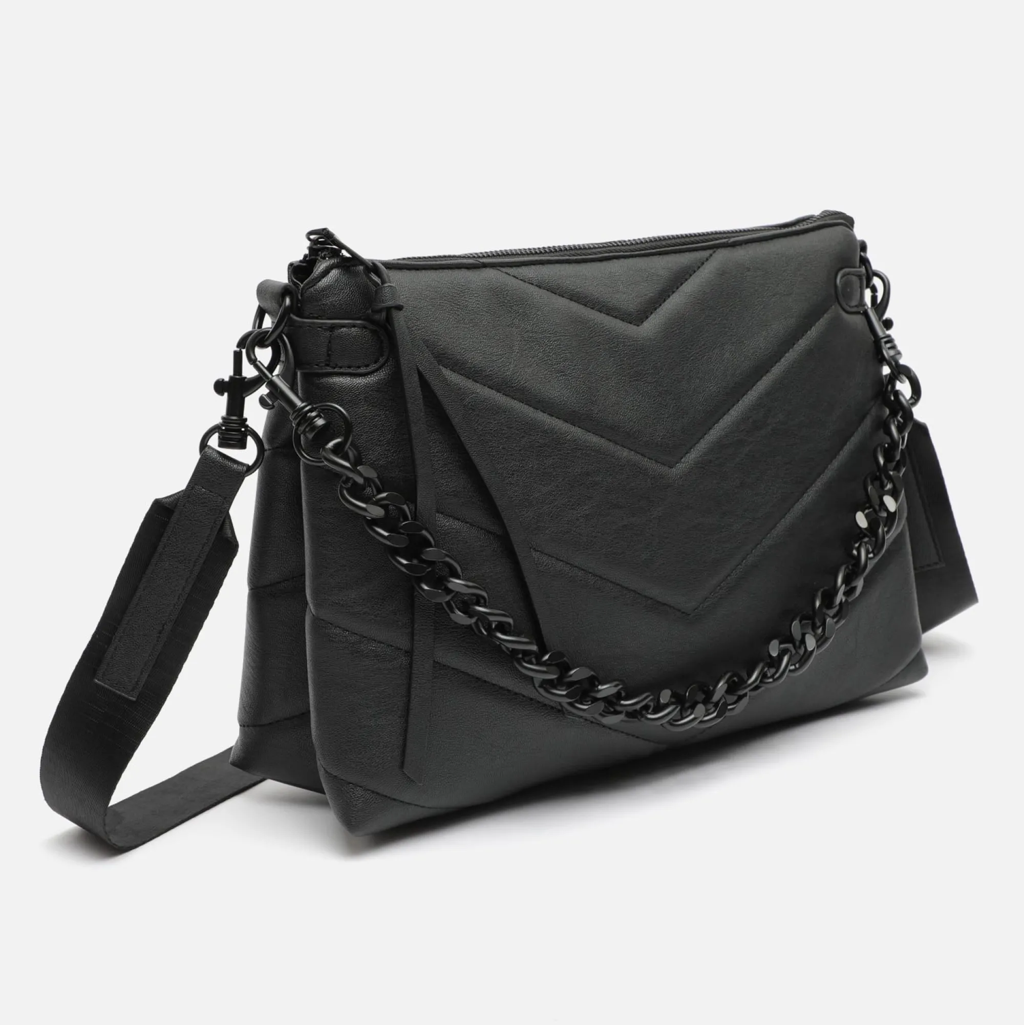 Misako Bolso bandolera acolchado con doble asa