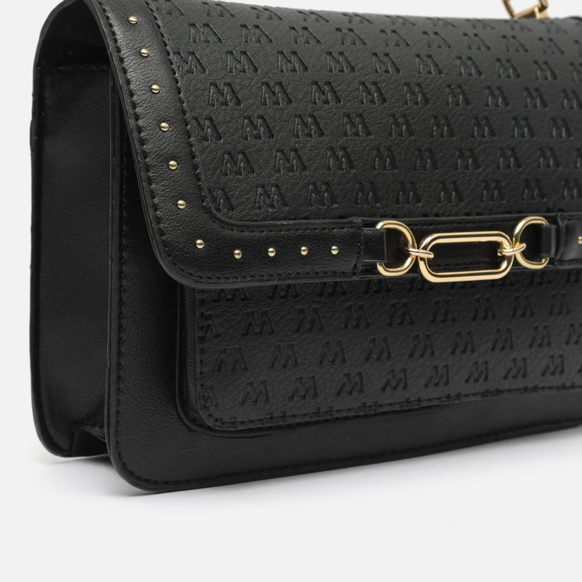 Misako Bolso bandolera con correa y estampado monogram