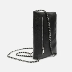 Misako Bolso bandolera con detalles metalizados y doble asa