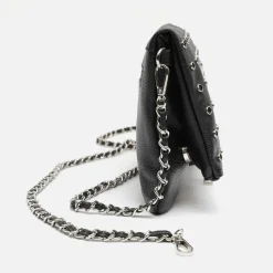 Misako Bolso bandolera con detalles metalizados y doble asa
