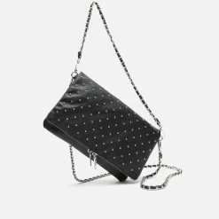 Misako Bolso bandolera con doble asa y detalles metalizados