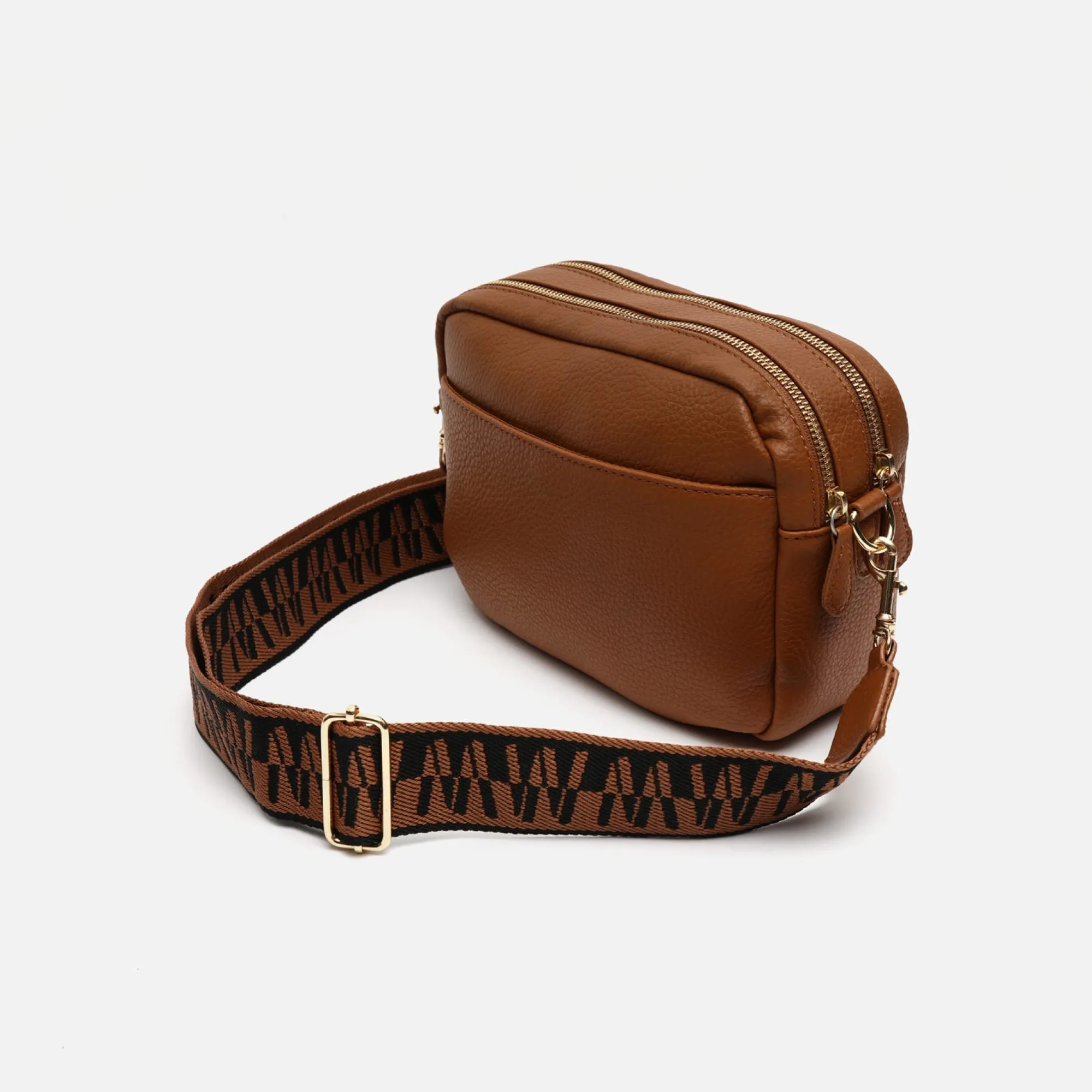 Misako Bolso bandolera con doble cremallera