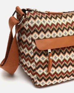 Misako Bolso bandolera con estampado jacquard