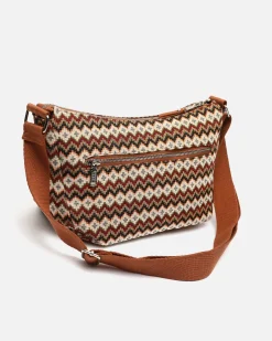 Misako Bolso bandolera con estampado jacquard