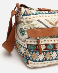 Misako Bolso bandolera con estampado jacquard