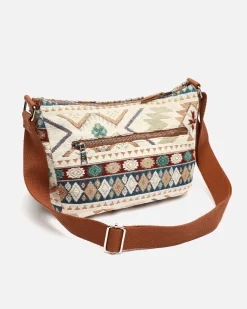 Misako Bolso bandolera con estampado jacquard
