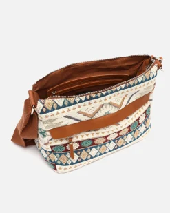 Misako Bolso bandolera con estampado jacquard