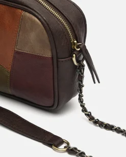 Misako Bolso bandolera con estampado patchwork