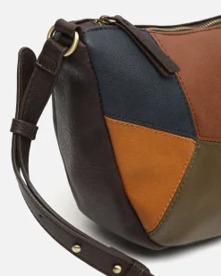 Misako Bolso bandolera con estampado patchwork
