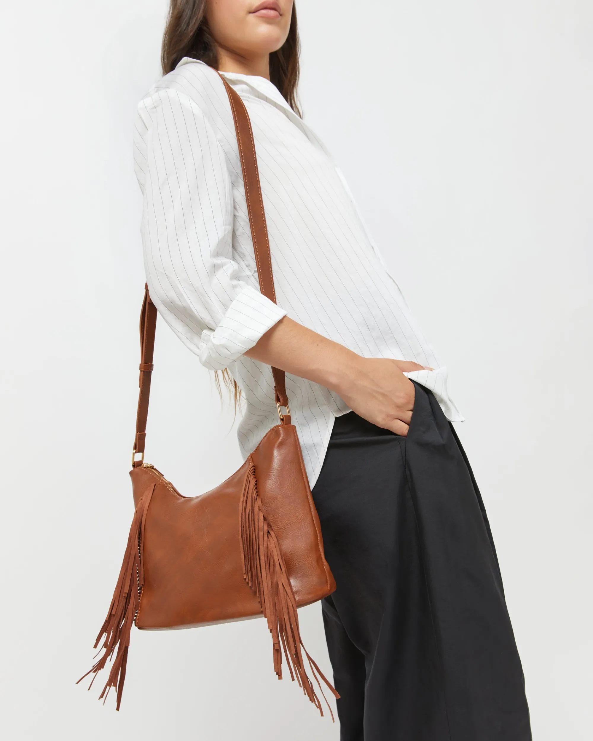 Misako Bolso bandolera con flecos