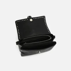 Misako Bolso bandolera con solapa y detalles metálicos