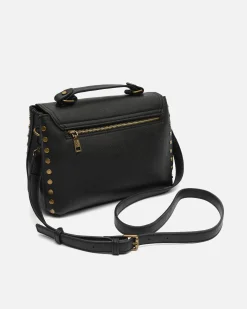 Misako Bolso bandolera con solapa y detalles metálicos