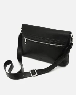 Misako Bolso bandolera con solapa y detalles metálicos