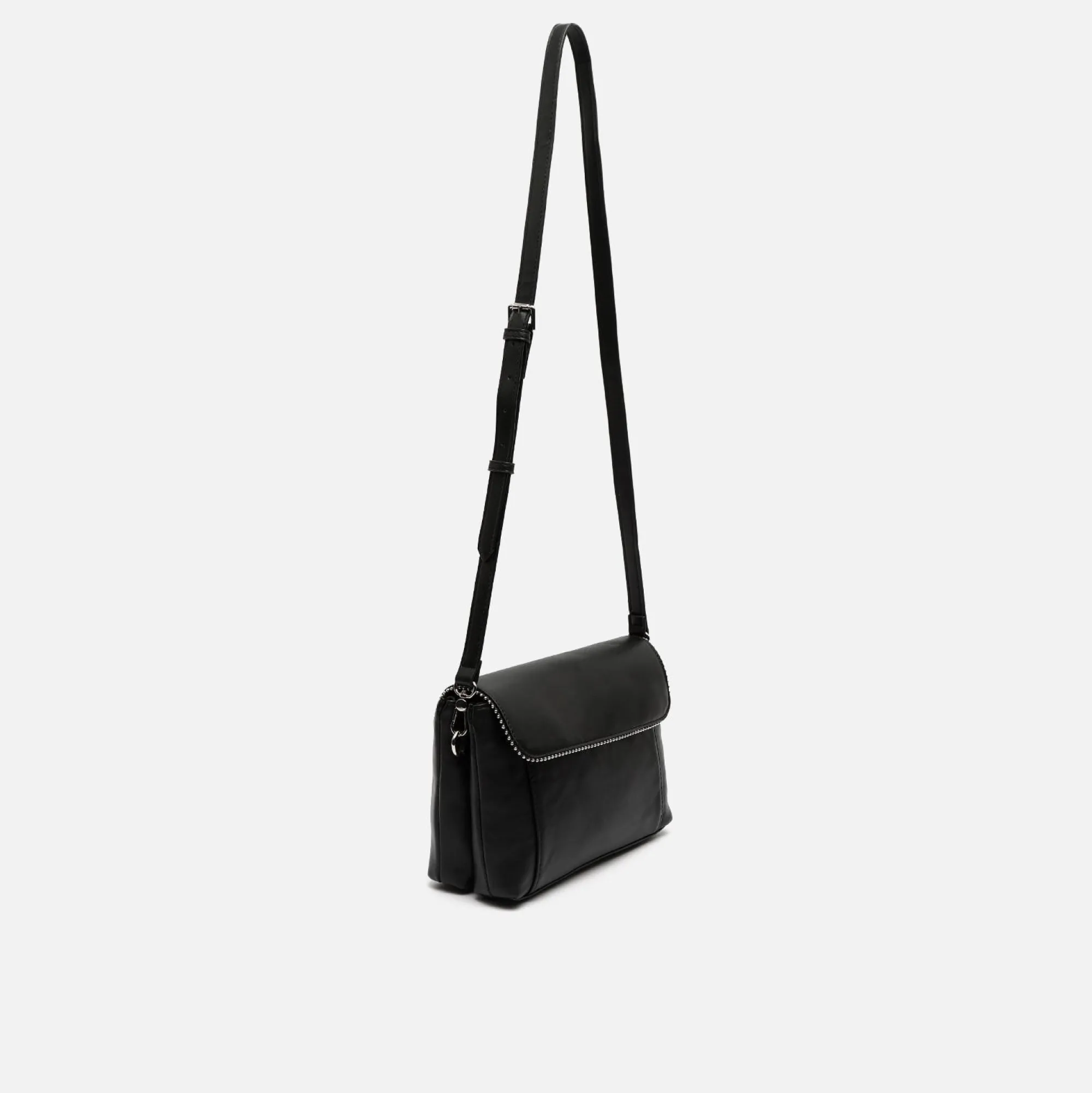 Misako Bolso bandolera con solapa y detalles metálicos