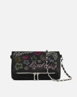 Misako Bolso bandolera de fiesta con detalles brillantes