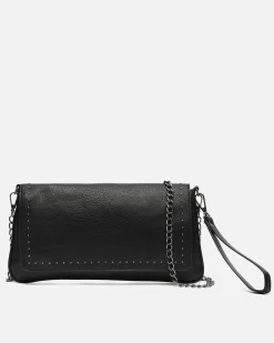 Misako Bolso bandolera de fiesta pequeño con detalles metálicos