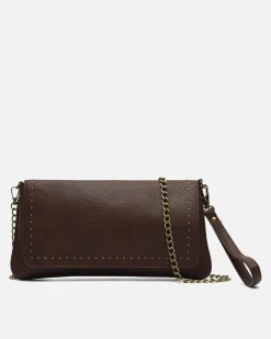 Misako Bolso bandolera de fiesta pequeño con detalles metálicos
