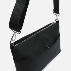 Misako Bolso bandolera de nylon con textura de neopreno