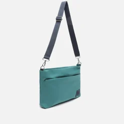 Misako Bolso bandolera de nylon con textura de neopreno