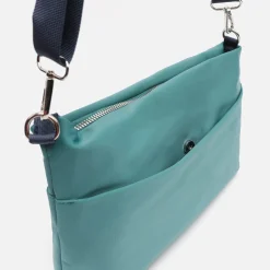 Misako Bolso bandolera de nylon con textura de neopreno