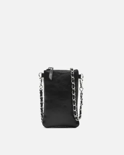 Misako Bolso bandolera mini para móvil con detalles metálicos