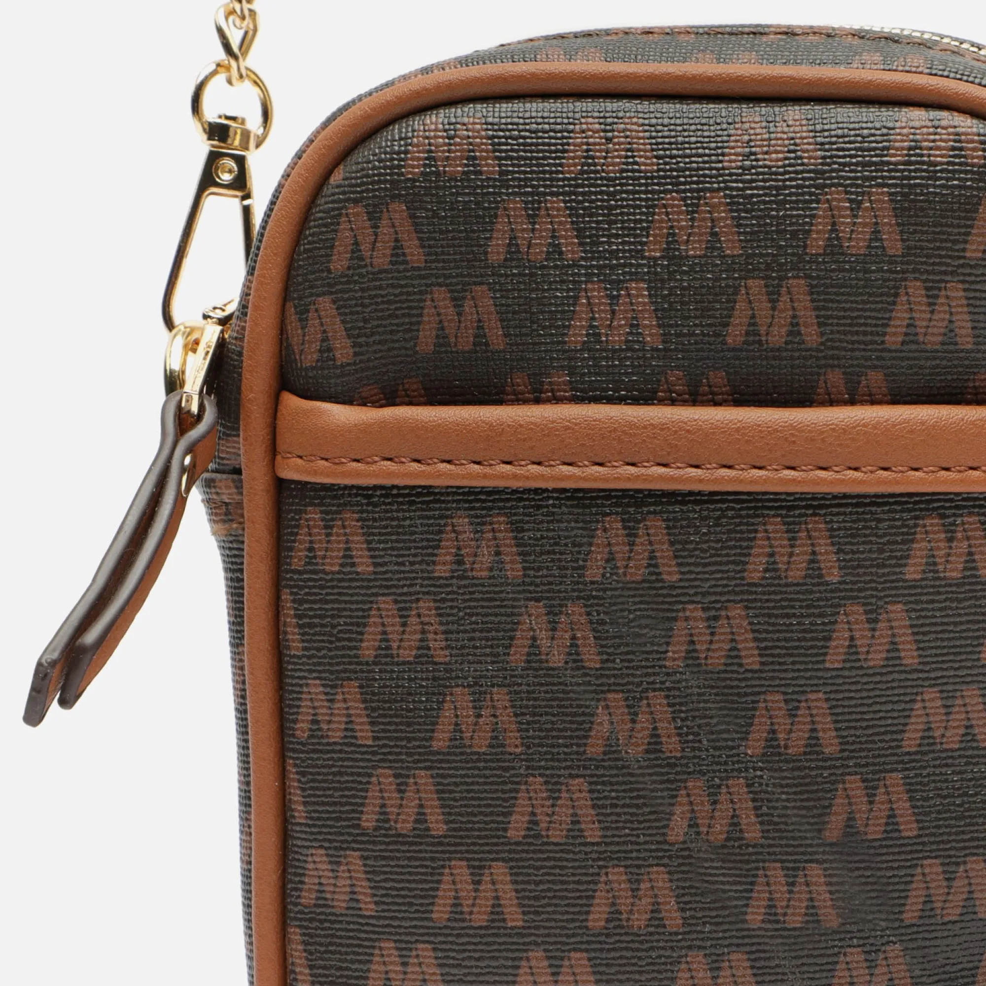 Misako Bolso bandolera mini para móvil con estampado monogram