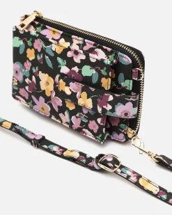 Misako Bolso bandolera mini para móvil con estampado
