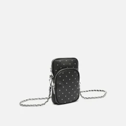 Misako Bolso bandolera mini para móvil con detalles metalizados