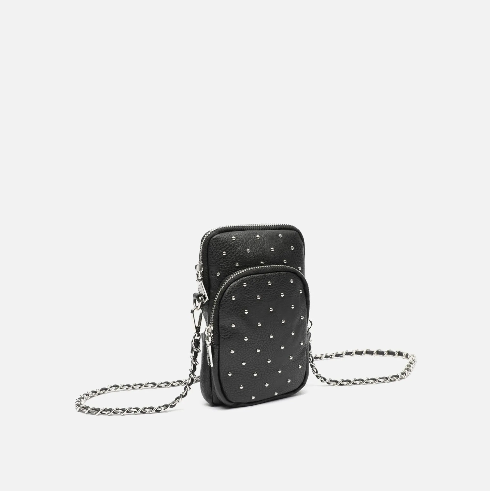 Misako Bolso bandolera mini para móvil con detalles metalizados