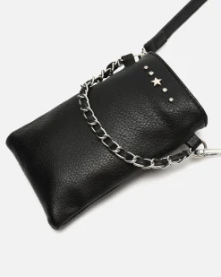 Misako Bolso bandolera mini para móvil con detalles metálicos