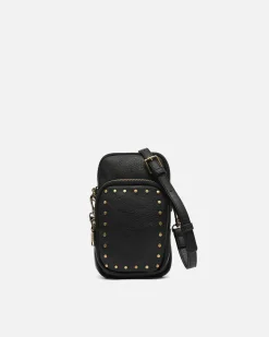 Misako Bolso bandolera mini para móvil con detalles metálicos