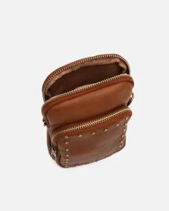 Misako Bolso bandolera mini para móvil con detalles metálicos