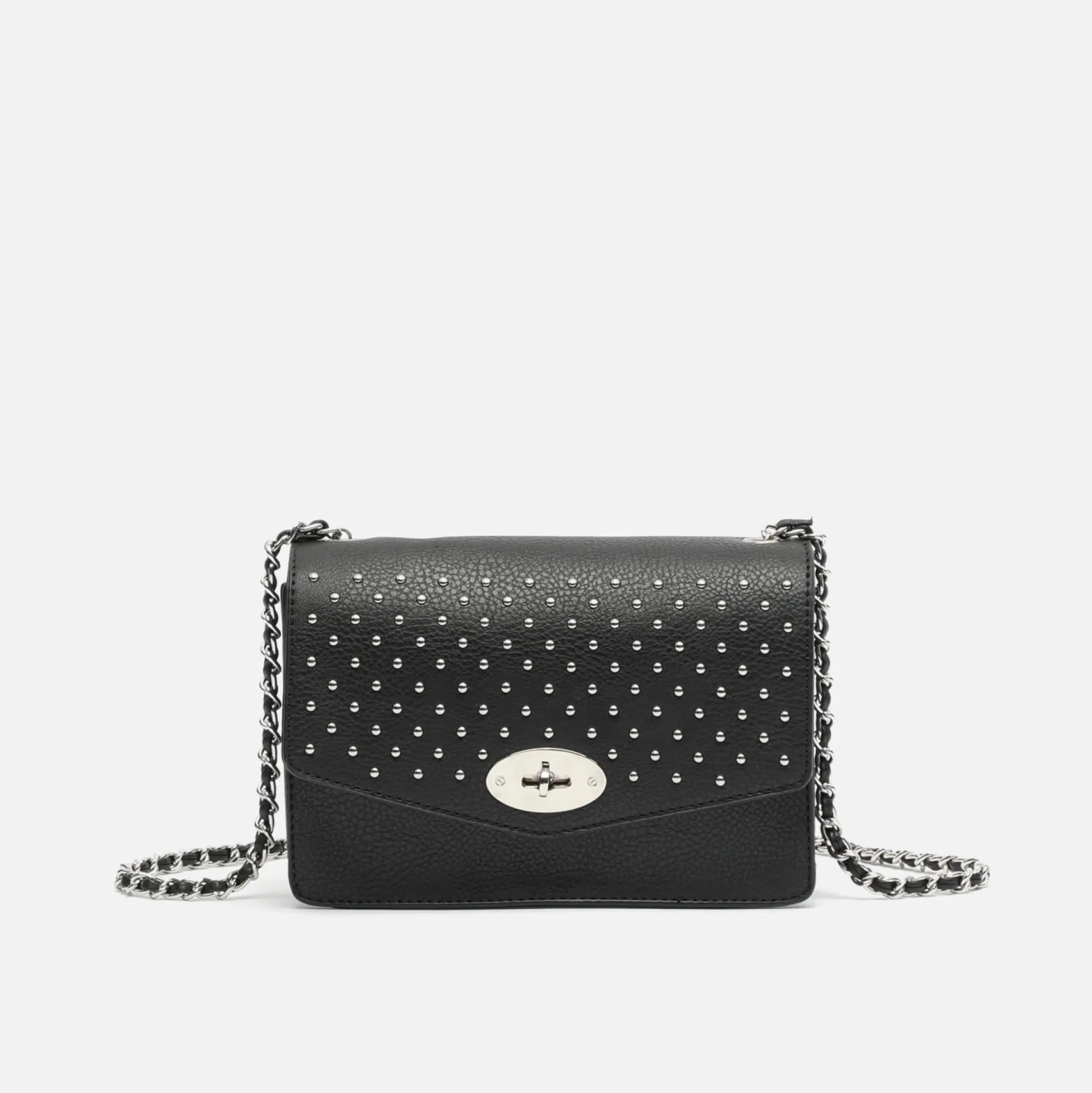 Misako Bolso bandolera pequeño con detalles metalizados