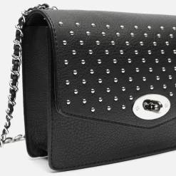 Misako Bolso bandolera pequeño con detalles metalizados