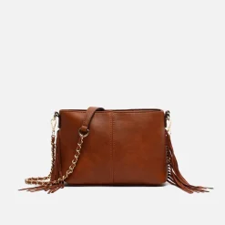 Misako Bolso bandolera pequeño con flecos