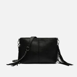 Misako Bolso bandolera pequeño con flecos