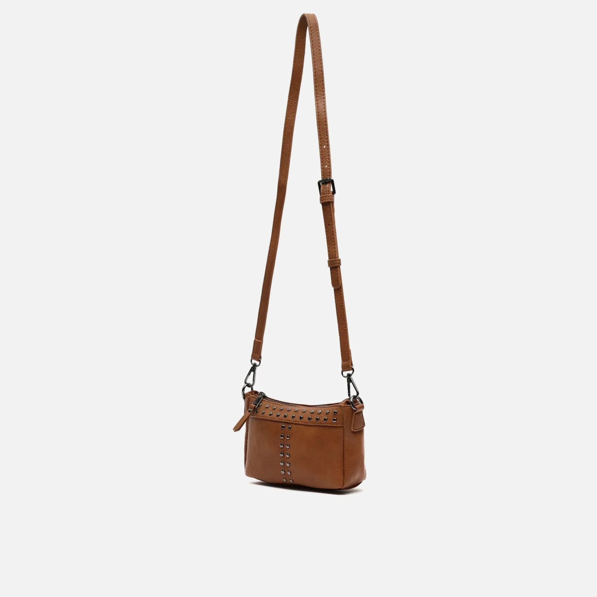 Misako Bolso bandolera pequeño con detalles metálicos