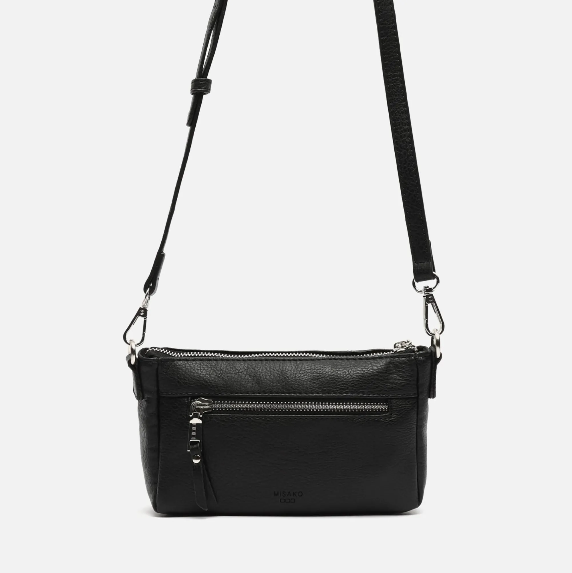 Misako Bolso bandolera pequeño con detalles metálicos
