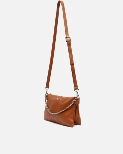 Misako Bolso bandolera pequeño con doble cadena extraíble y detalles metálicos