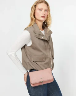 Misako Bolso bandolera pequeño con solapa