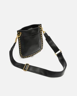 Misako Bolso bandolera pequeño con detalles metálicos