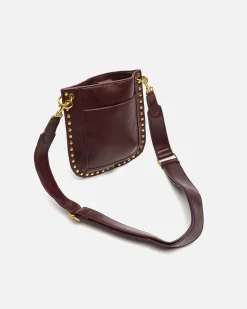 Misako Bolso bandolera pequeño con detalles metálicos