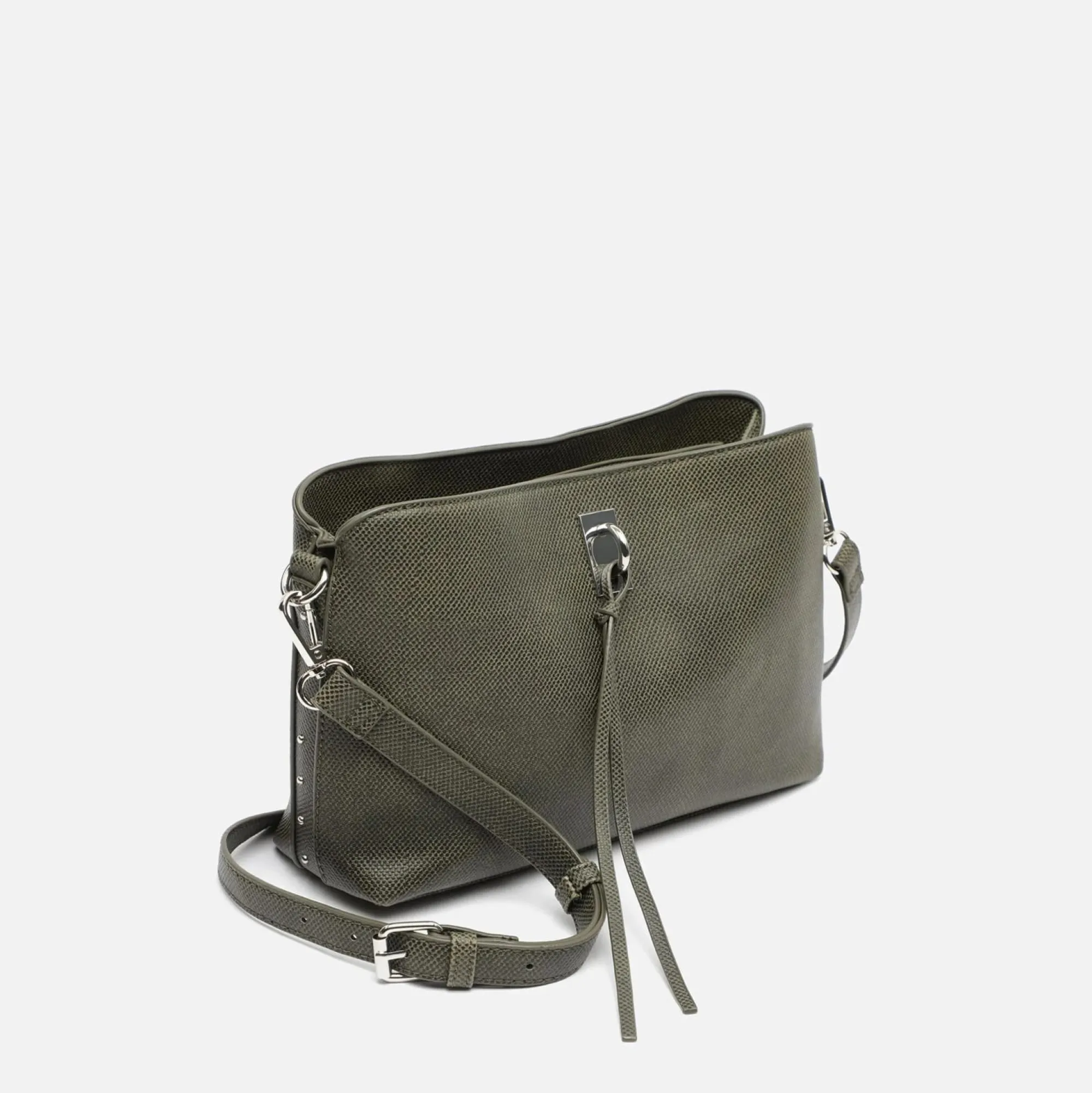 Misako Bolso bandolera pequeño con detalles metálicos