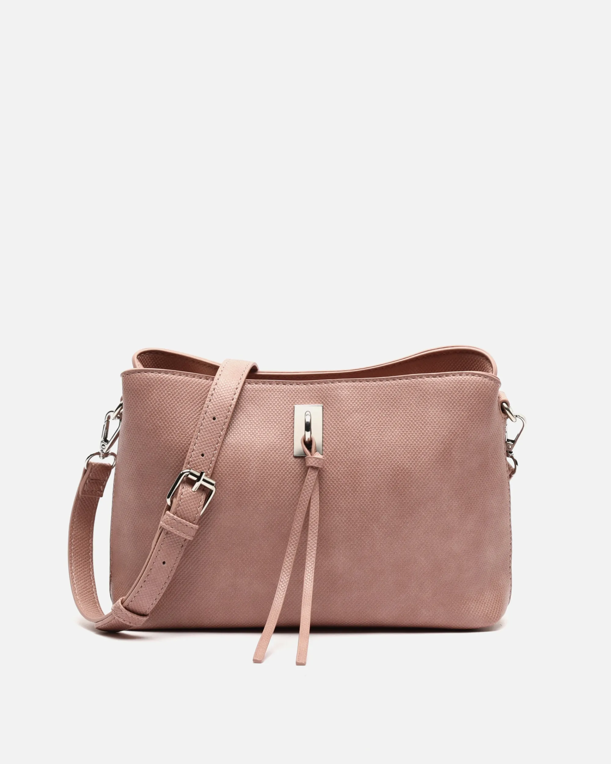 Misako Bolso bandolera pequeño con detalles metálicos