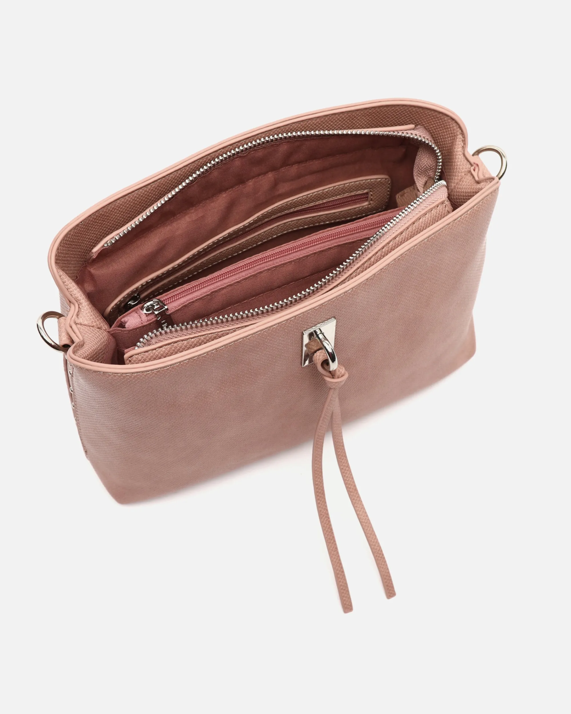 Misako Bolso bandolera pequeño con detalles metálicos