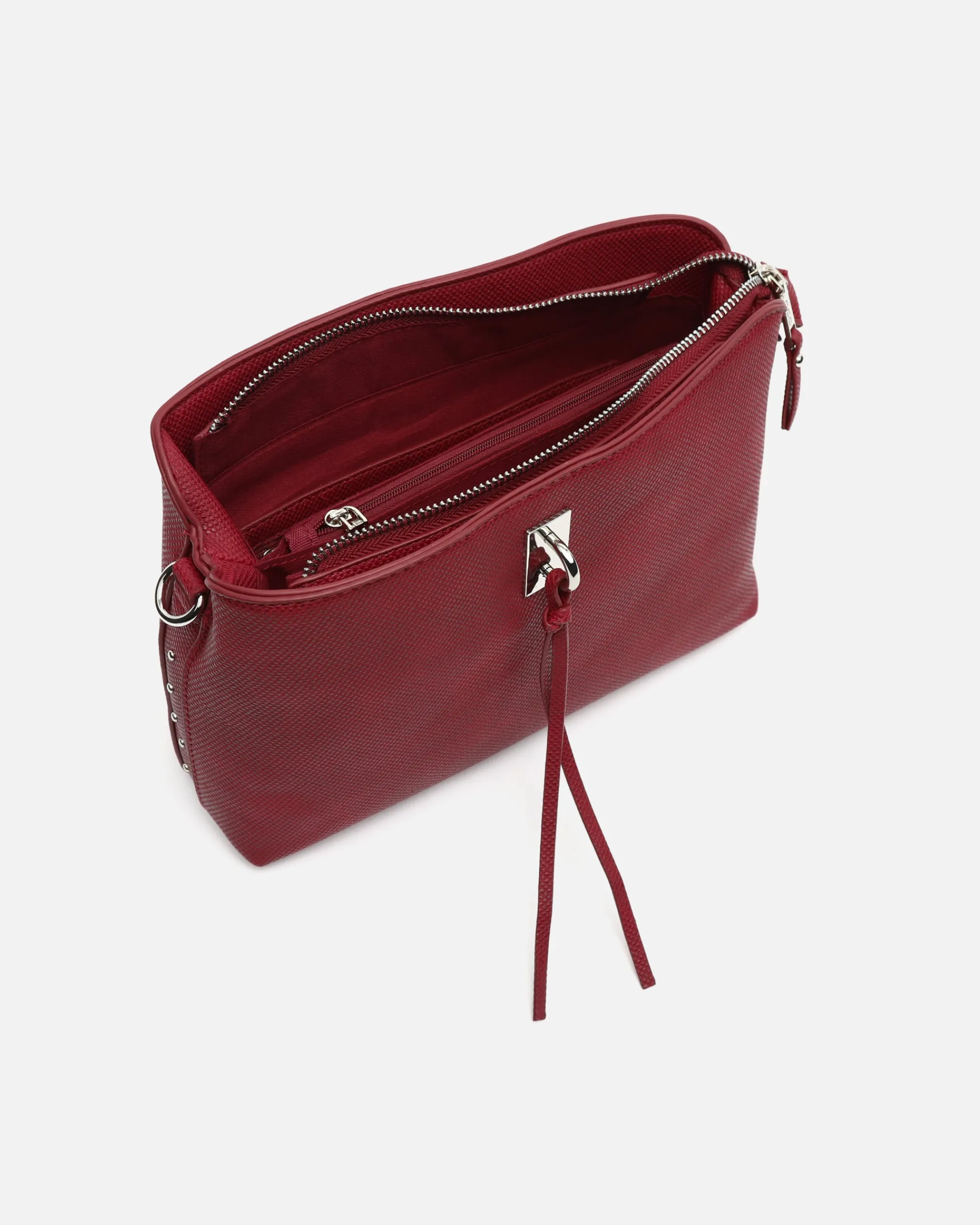 Misako Bolso bandolera pequeño con detalles metálicos
