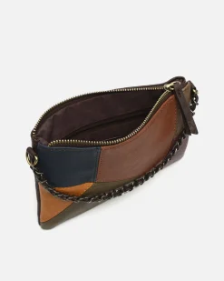 Misako Bolso bandolera pequeño con estampado patchwork