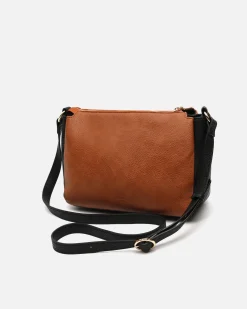 Misako Bolso bandolera pequeño tricolor